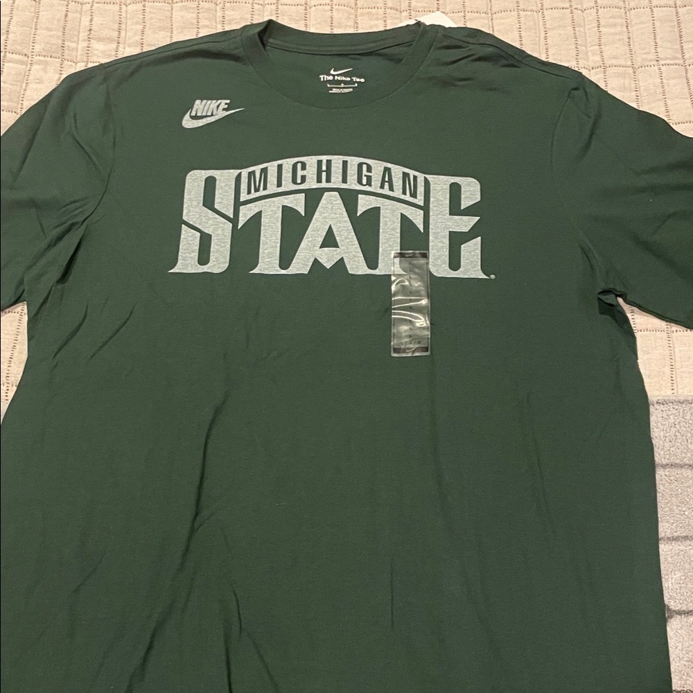 Nike Green Michigan State Men's Tee